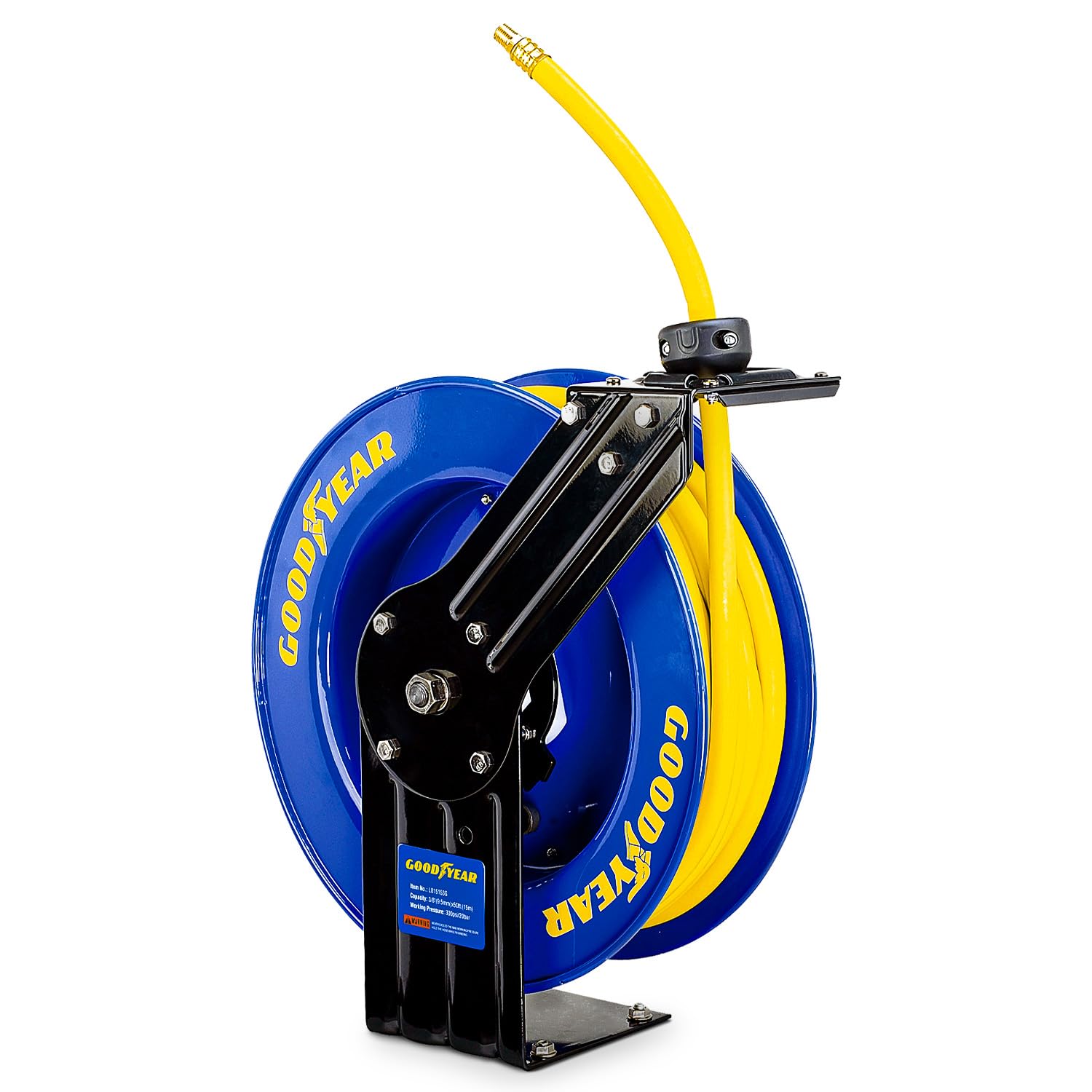 Foto 1 | Manguera De Aire Retráctil Goodyear, 10 Mm X 15 M, 300 Psi - Venta Internacional.