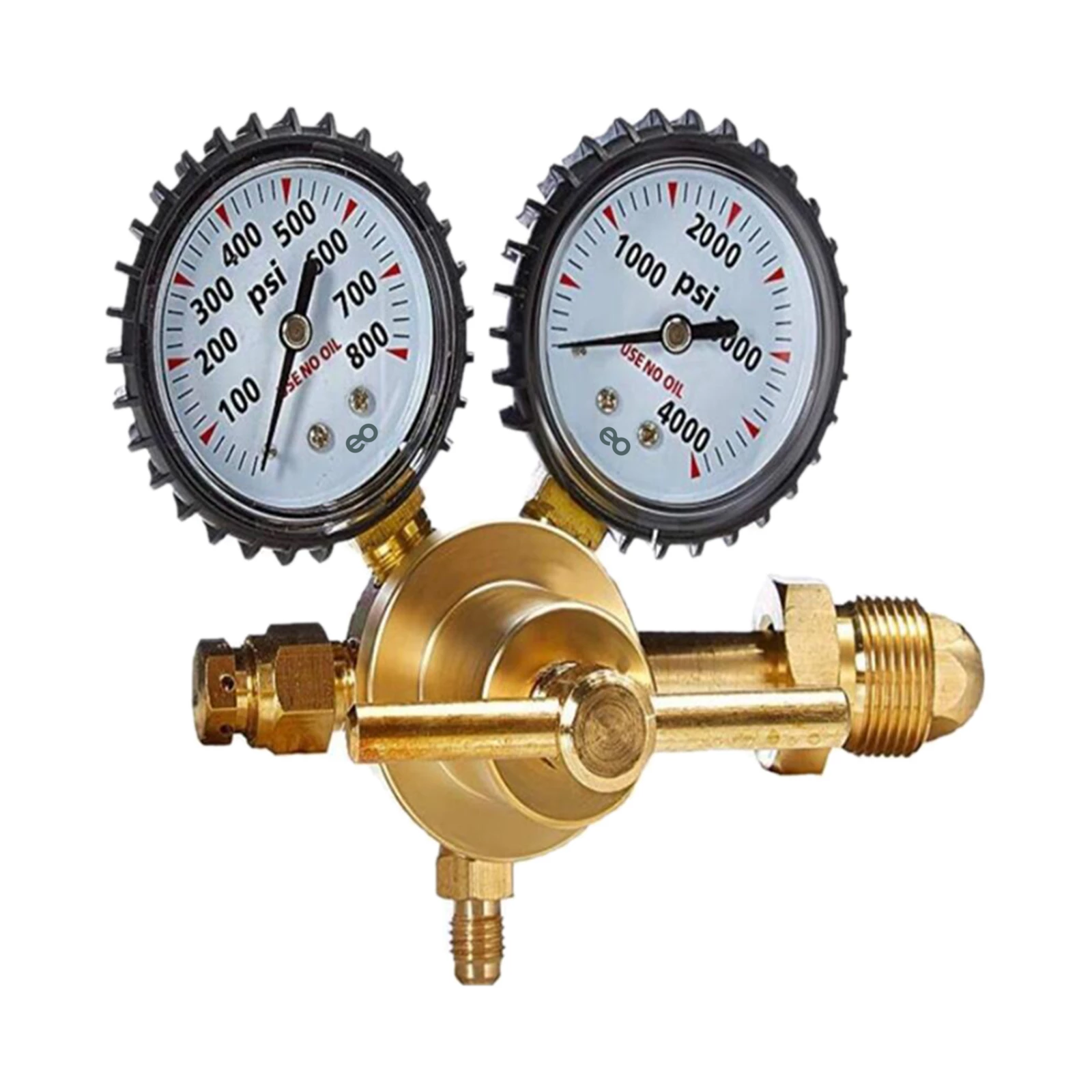 Foto 1 | Language Manometro Regulador De Nitrogeno Cga 580 1/4 800psi Eo Safe Imports Esi-1526-1 Dorado