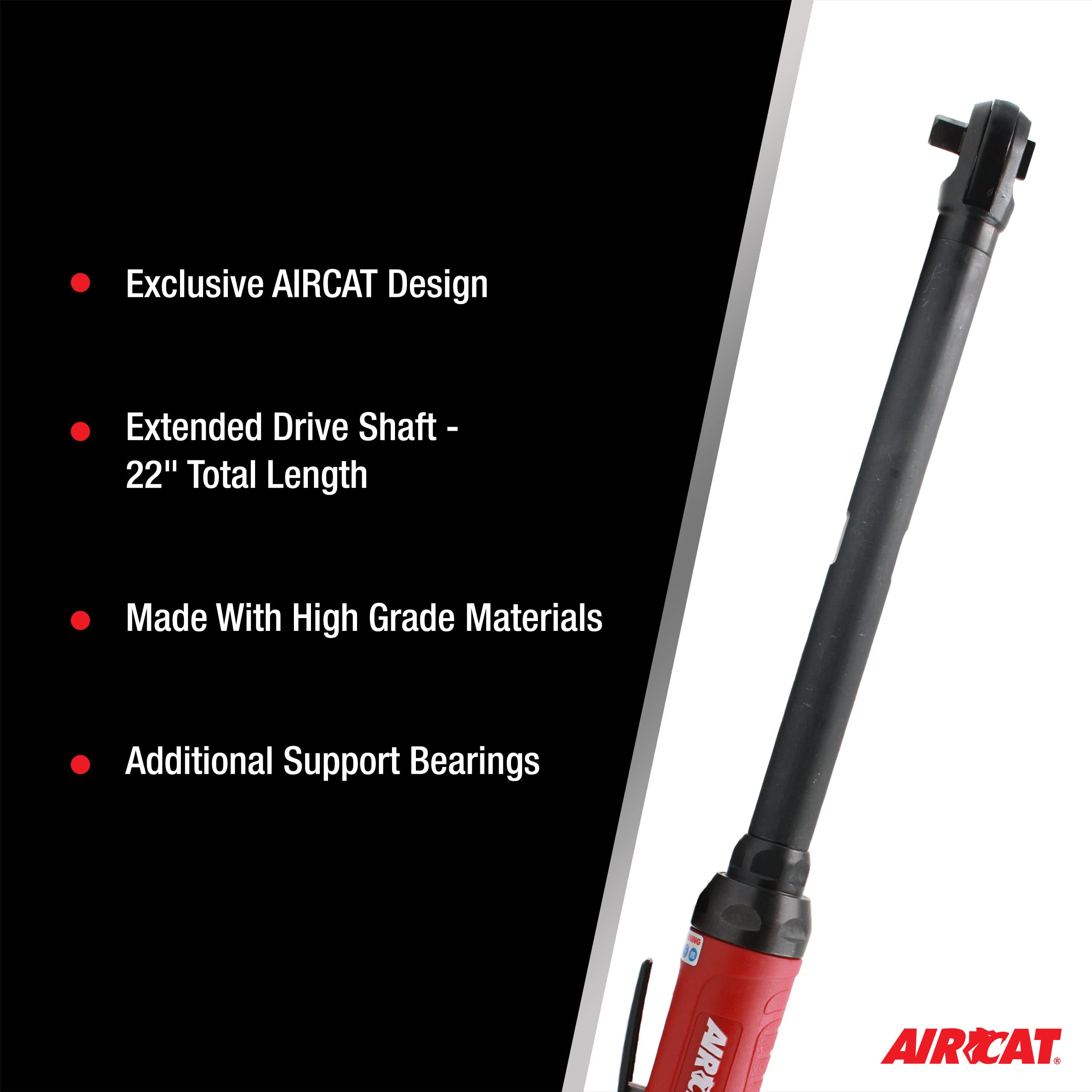 Foto 5 | Herramientas Neumáticas Ratchet Aircat 808-22-a De Largo Alcance, 57 Cm - Venta Internacional.
