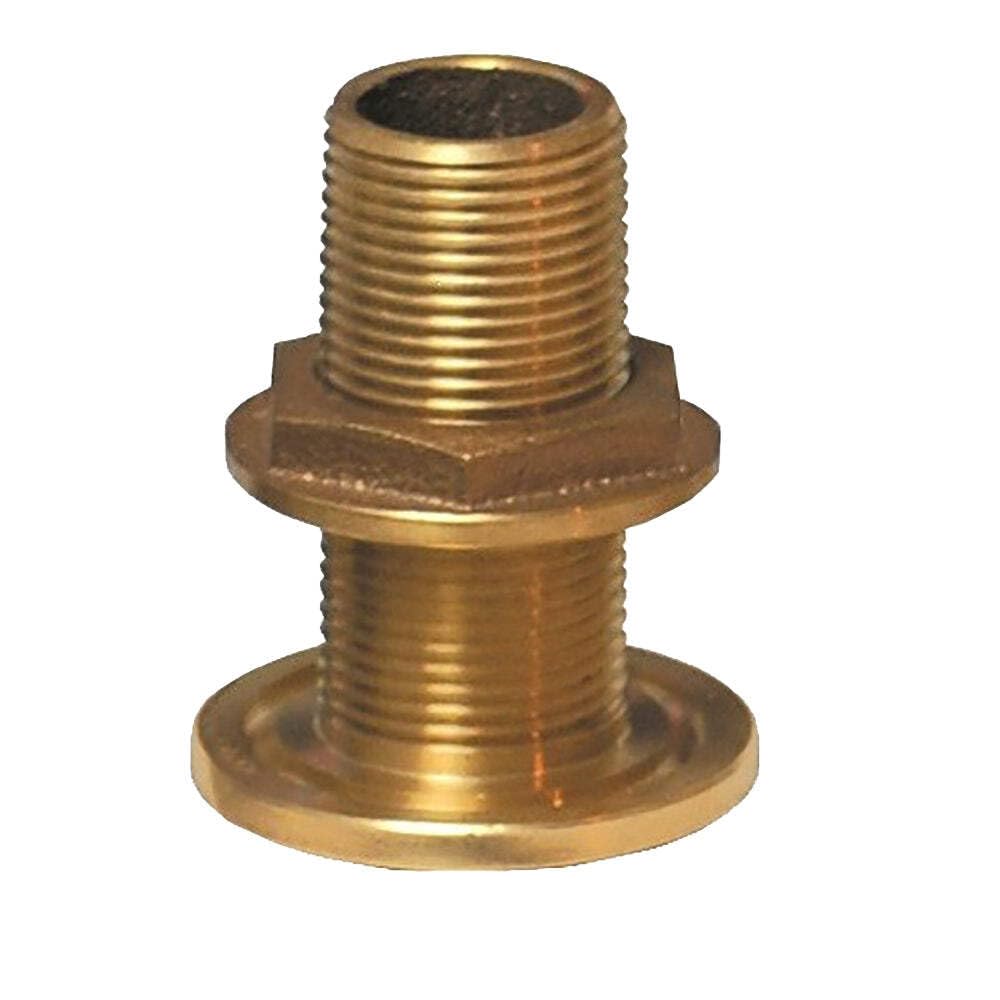 Foto 2 pulgar | Conector Thru-hull Groco Combo Bronze 1/2 Nps Npt Con Tuerca - Venta Internacional.