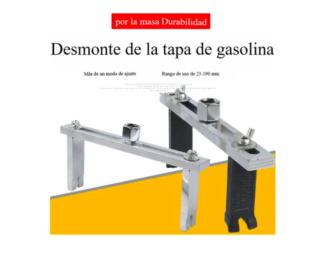 Foto 3 pulgar | Llave Xtellar  Quitar Tapa Bomba Gasolina Ajustable De Garra Dos