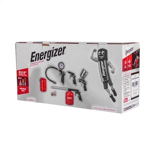 Foto 1 | Pistola De Aire Con Manguera De 5m Pistola Para Inflado Con 3 Boquillas Y Pistola De Lavado Energizer