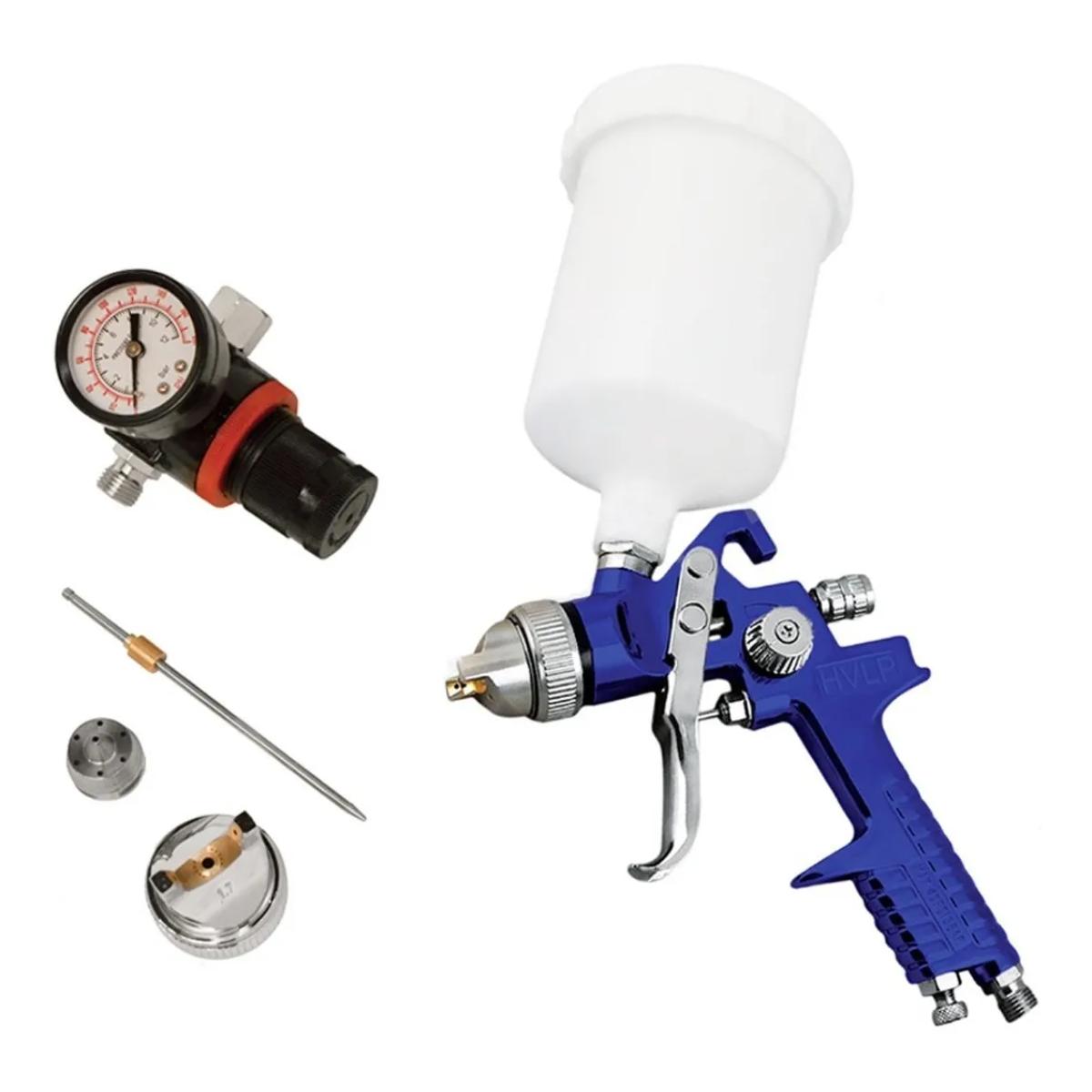 Foto 2 pulgar | Pistola De Gravedad Ld7k5 Con Boquillas 1.4/1.7 Mm Y Vaso 600 Ml – Alta Precisión Para Pintura