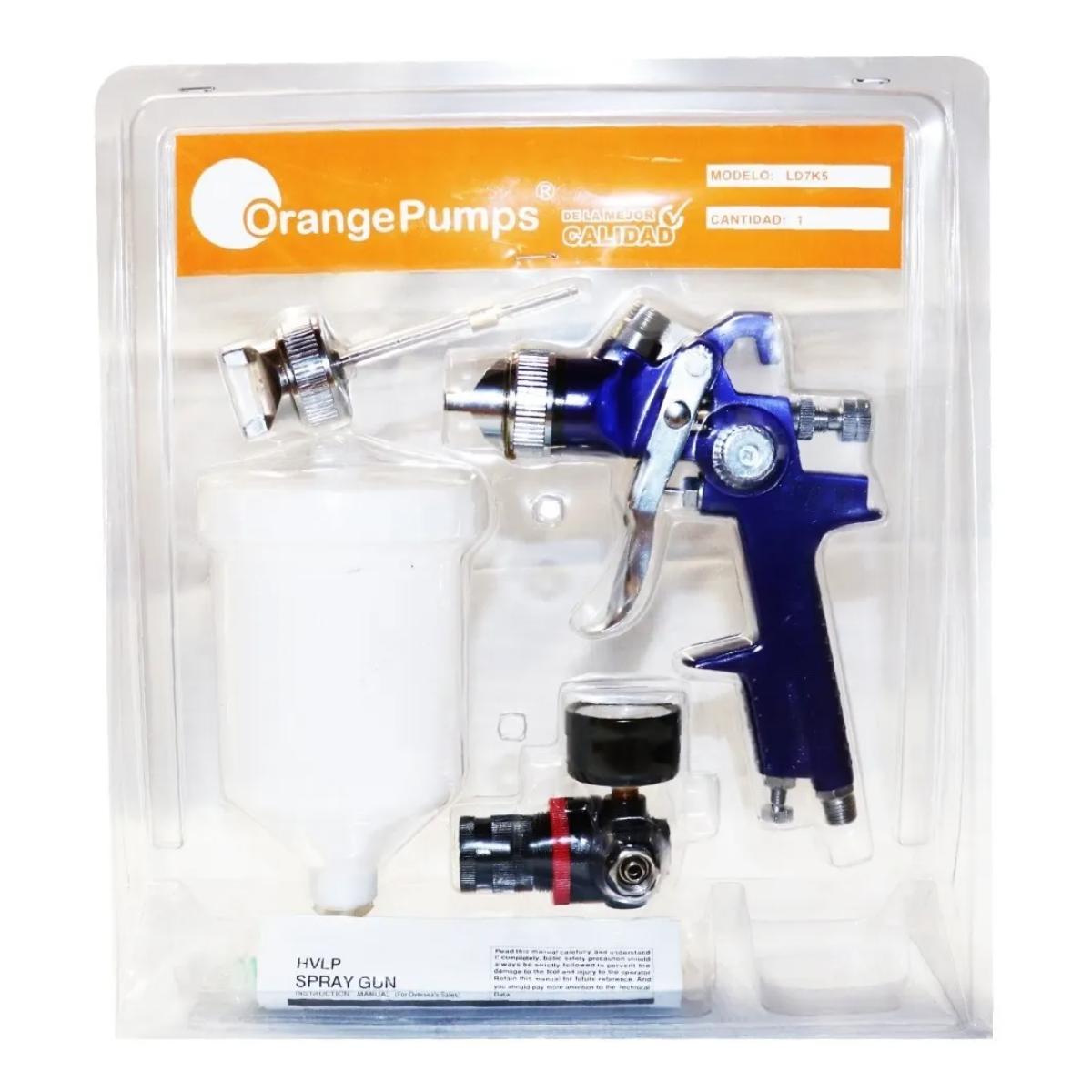 Foto 5 pulgar | Pistola De Gravedad Ld7k5 Con Boquillas 1.4/1.7 Mm Y Vaso 600 Ml – Alta Precisión Para Pintura