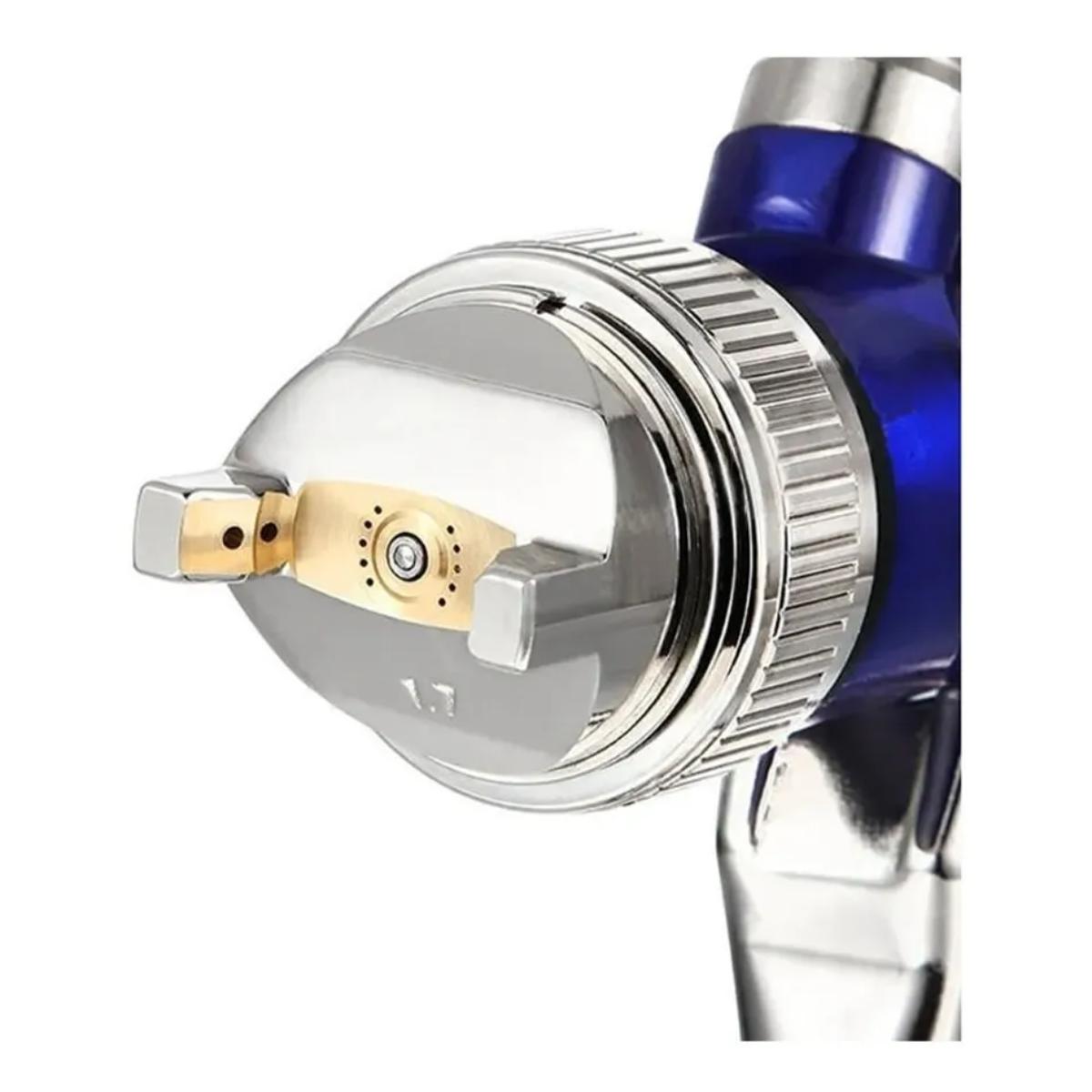 Foto 3 | Pistola De Gravedad H827g-kit Con Boquillas 1.4/1.7/2.0 Mm Y Vaso 600 Ml – Profesional Para Pintura Automotriz