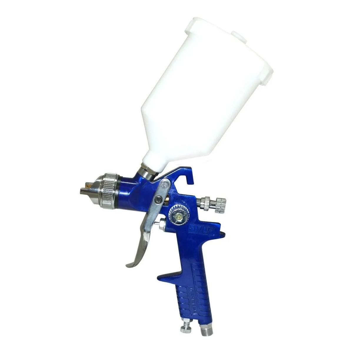 Foto 2 pulgar | Pistola De Gravedad H827g Hvlp Con Boquilla 1.7 Mm Y Vaso 600 Ml – Pintura Automotriz