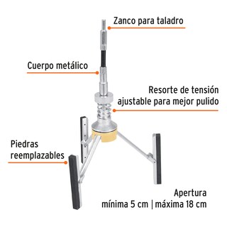 Foto 2 | Rectificador para Cilindro de Motor 2 a 7" Truper color Gris