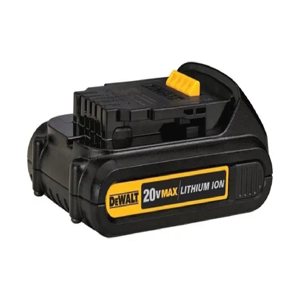 Batería de 20v Compacta 1.5 Ah DeWALT color Negro