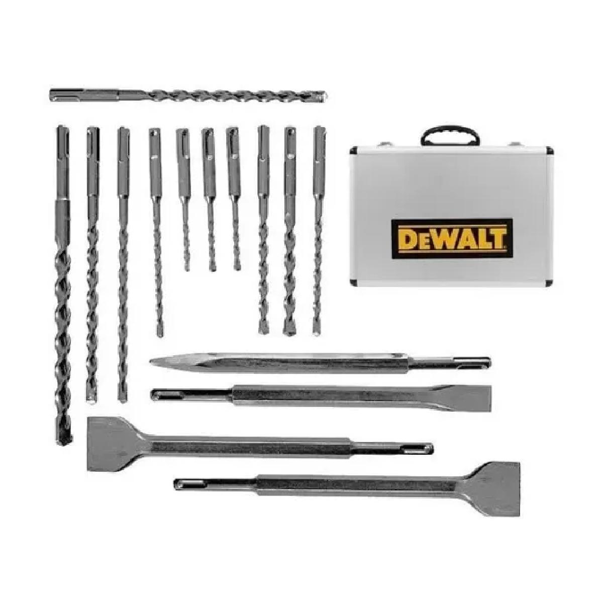 Foto 1 | Set de 15 Brocas y Cinceles Sds Plus DeWALT color Gris