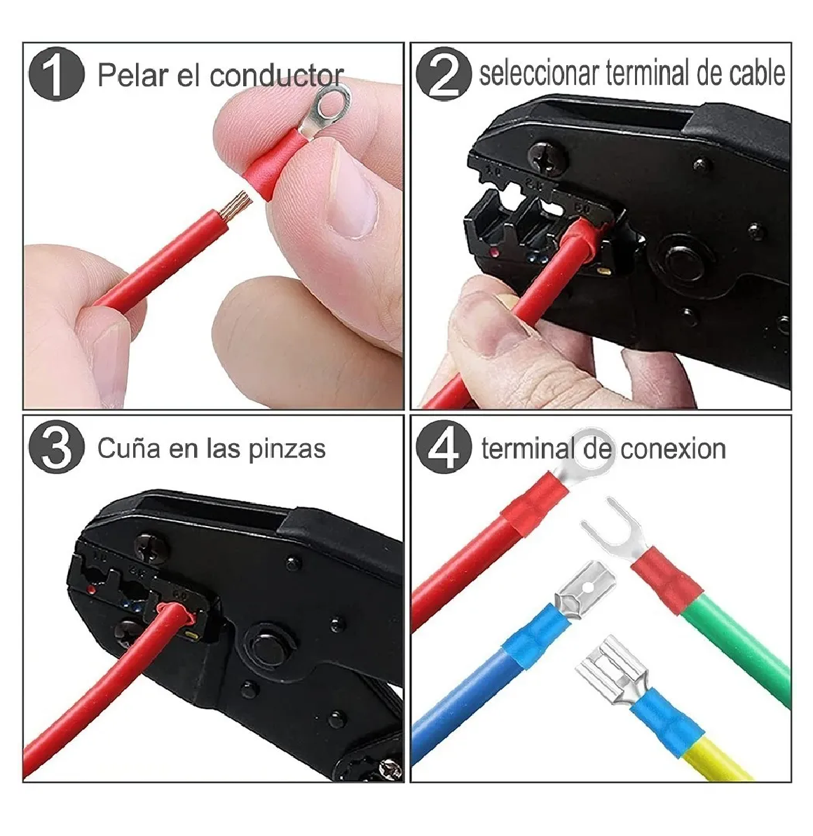 Foto 3 | Kit de Terminales Aisladas Eo Safe Imports ESI-002 678 Piezas