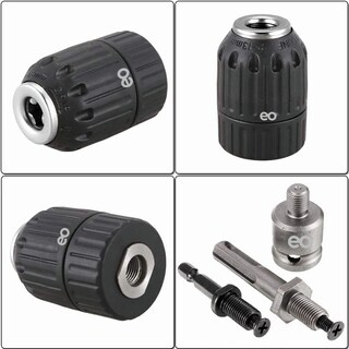 Foto 3 | Adaptador Sds Plus Destornillador Impact Broquero Chuck 1/2 Eo Safe Imports Esi-18 Gris