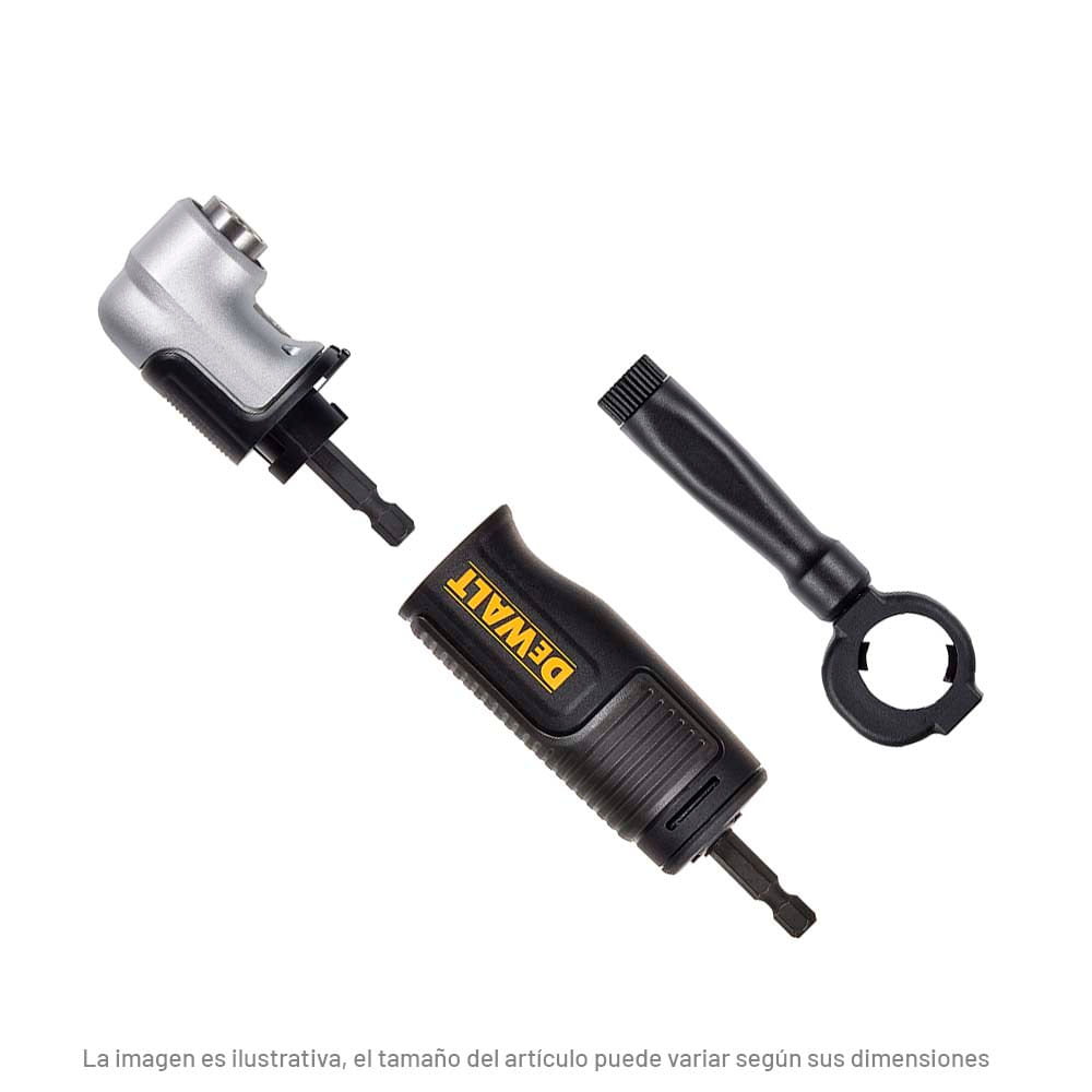 Adaptador de Taladro Ángulo Recto Dewalt Dwamraft 1/4