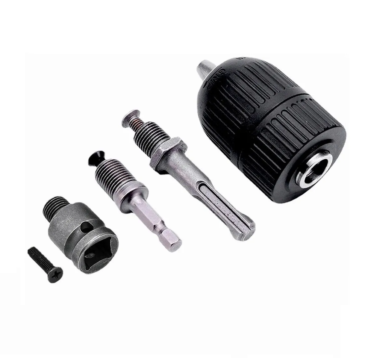 Adaptador Sds Destornillador Impact Broquero Chuck 1/2 Eo Safe Imports Esi-18 Negro