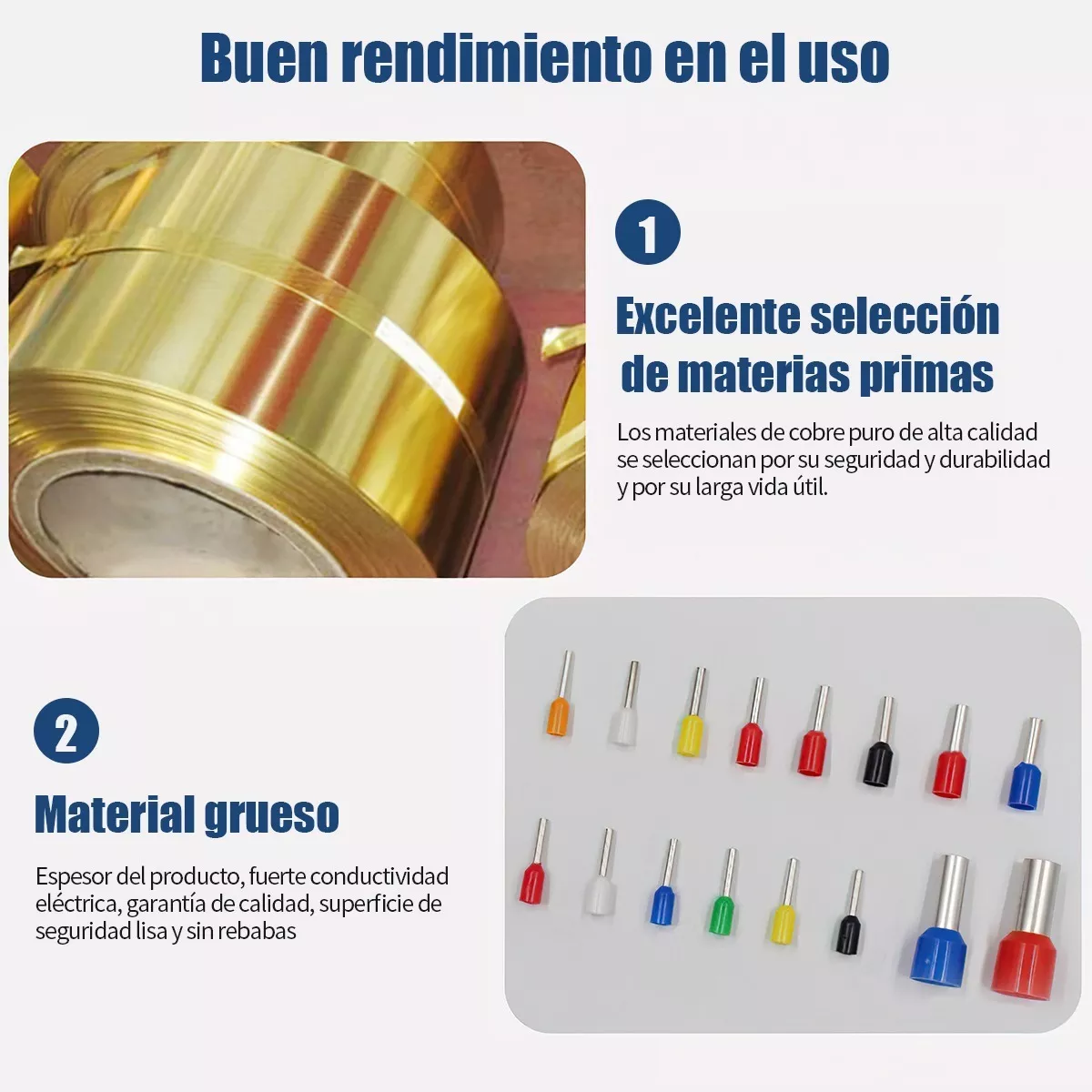 Foto 4 pulgar | Set Terminales Conectores Crimpado Cable Alambre Eléctrico 2120pzs Eo Safe Imports Esi-5919 Multicolor