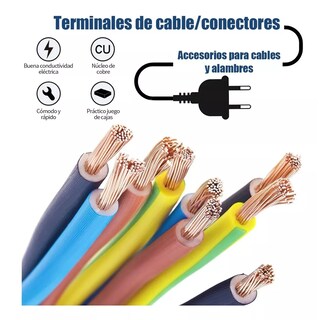 Foto 4 | Set Terminales Conectores Crimpado Cable Alambre Eléctrico 2120pzs Eo Safe Imports Esi-5919 Multicolor