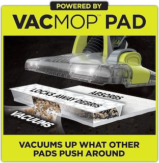 Foto 2 | Bundle Shark Vacmop Pro Inalámbrico Para Suelo Duro, Con 40 Almohadillas - Venta Internacional.