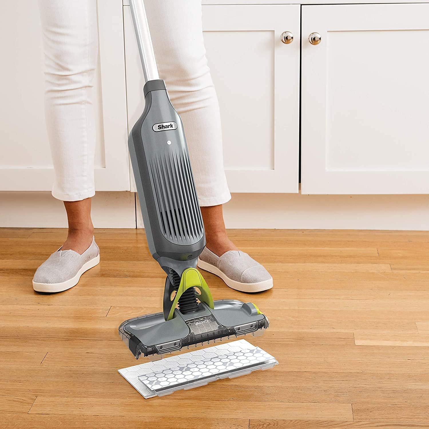 Foto 5 pulgar | Bundle Shark Vacmop Pro Inalámbrico Para Suelo Duro, Con 40 Almohadillas - Venta Internacional.