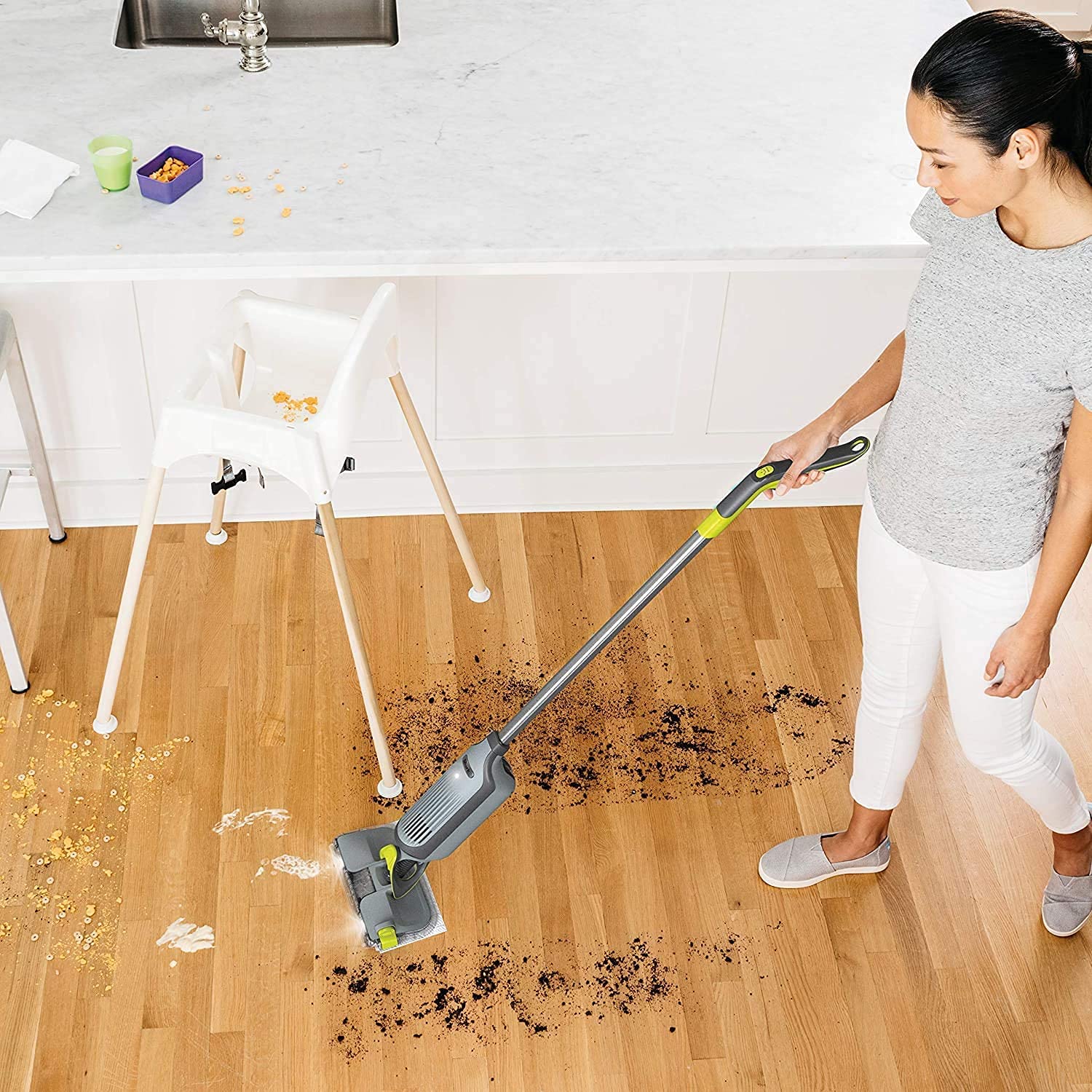 Foto 6 pulgar | Bundle Shark Vacmop Pro Inalámbrico Para Suelo Duro, Con 40 Almohadillas - Venta Internacional.
