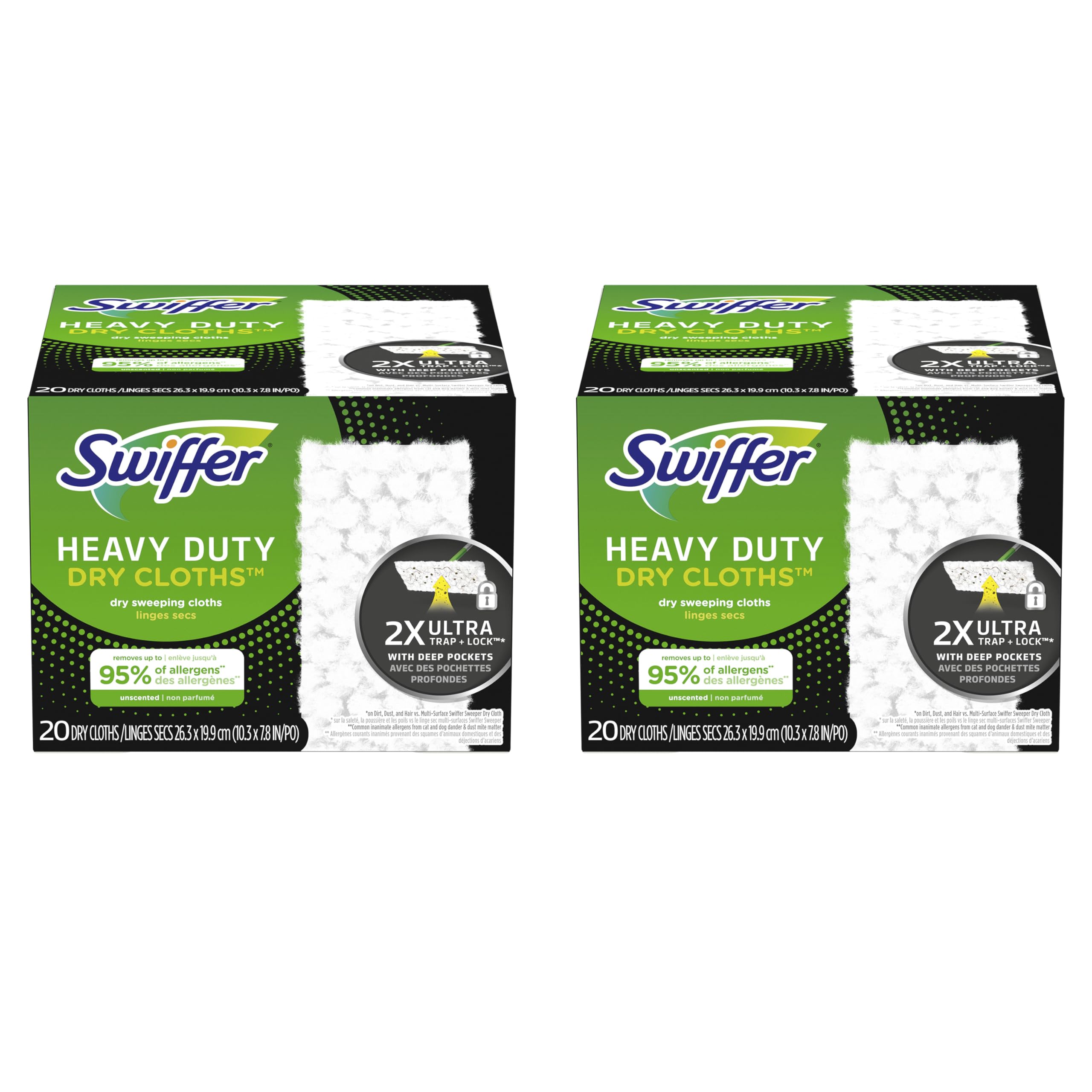 Almohadillas De Mopa Swiffer Sweeper Heavy Duty  20 Unidades  Paquete De 2 - Venta Internacional. $761