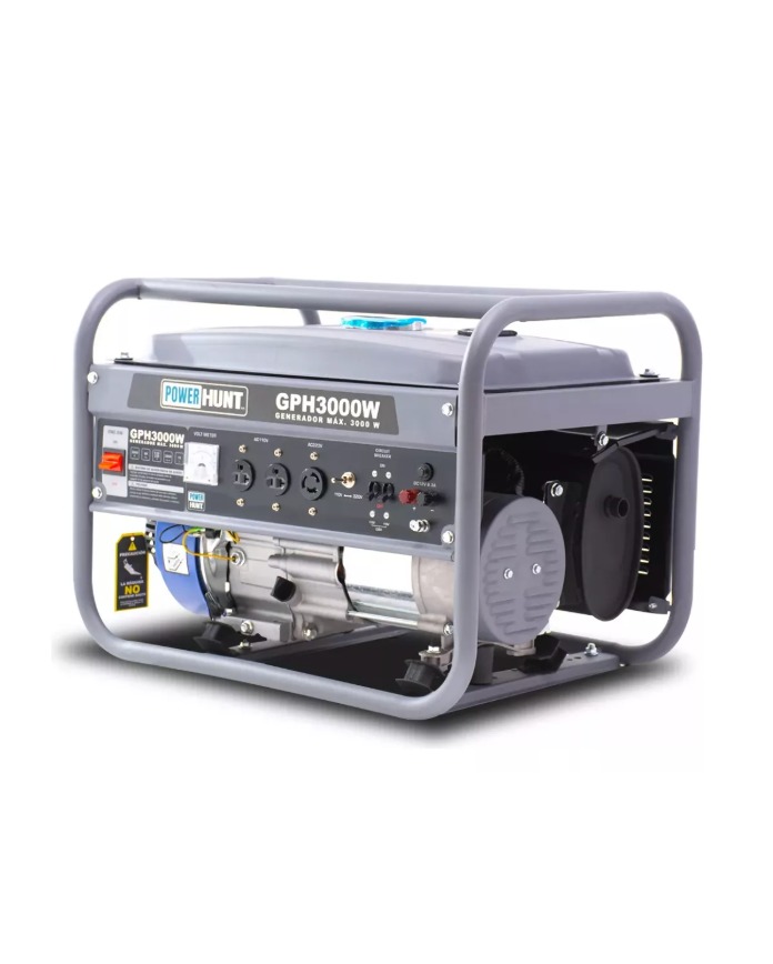 Generador Portatil 3000w Monofásico Power Hunt 6.5hp Gasolina