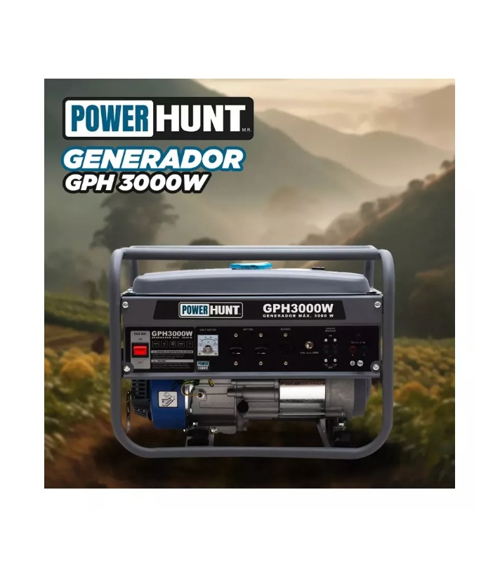 Foto 6 | Generador Portatil 3000w Monofásico Power Hunt 6.5hp Gasolina