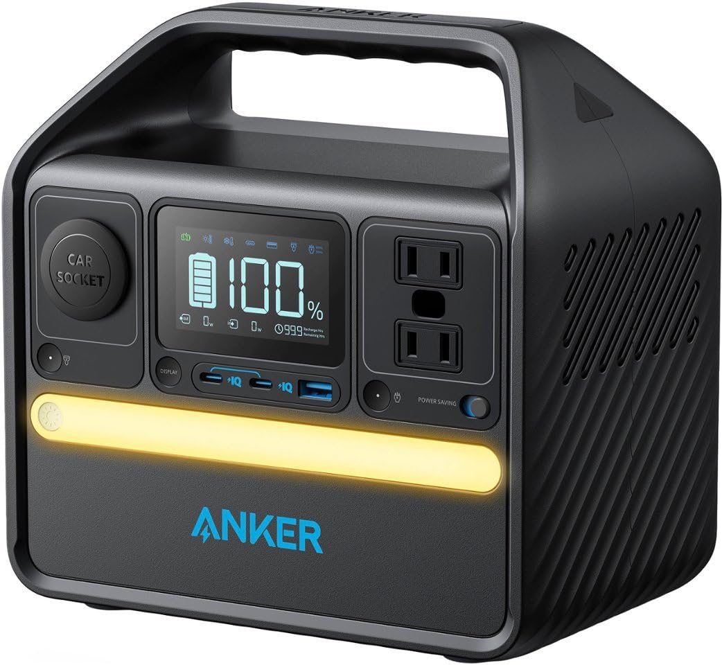 Foto 3 | Central Eléctrica Portátil Anker 522 299wh Con Panel Solar - Venta Internacional.