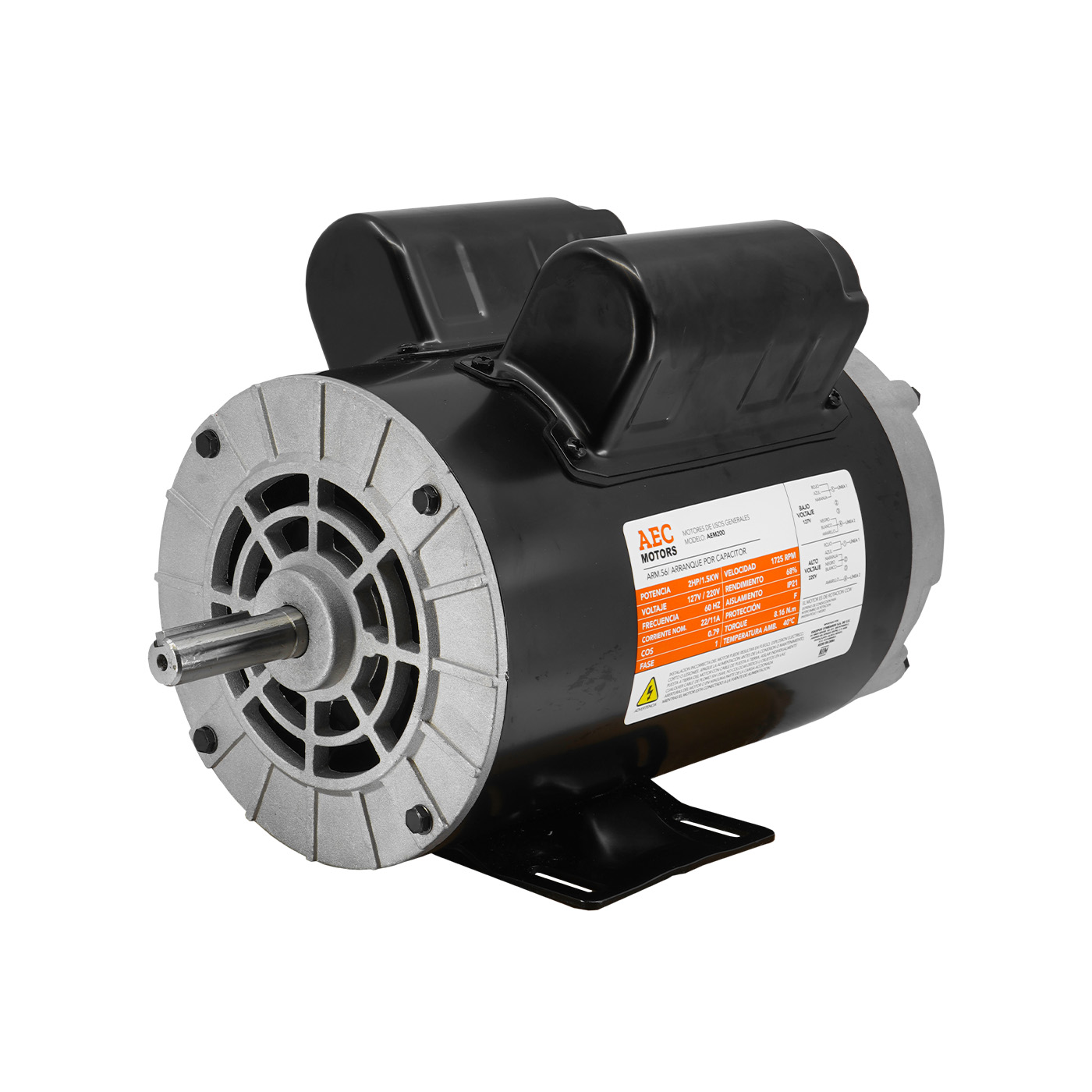 Foto 2 pulgar | Motor Eléctrico Aec Motors 2 Hp 110/220v 4 Polos – Aem200