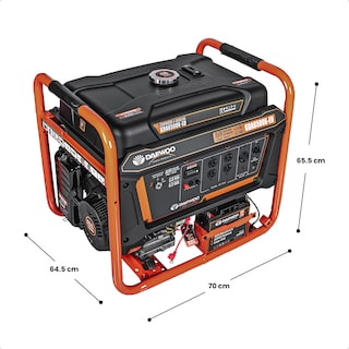 Foto 4 | Generador Portátil 6.2 Kw 420cc 40l Regulador Voltaje Arr Elect-man Daewoo