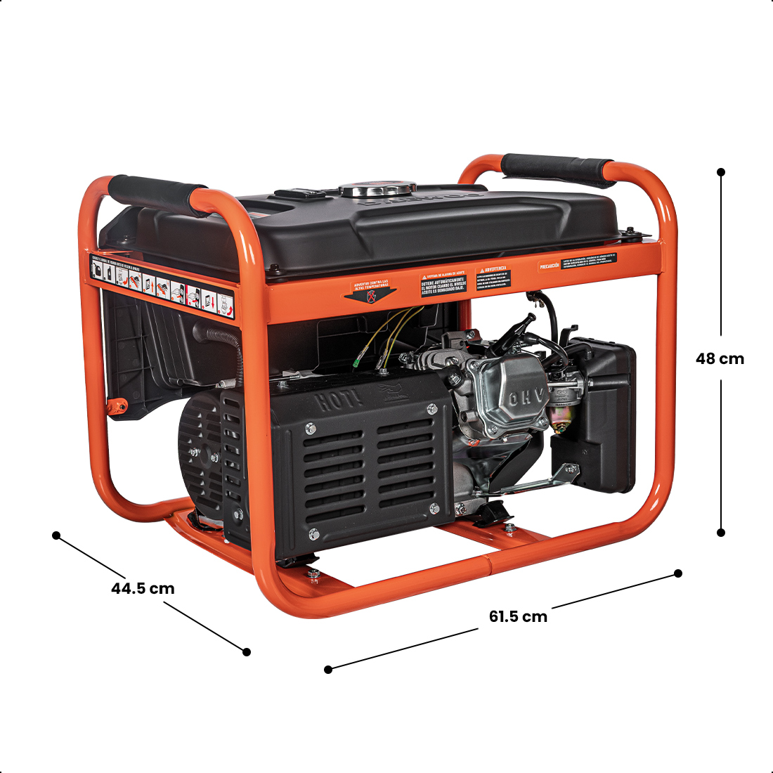 Foto 5 pulgar | Generador Portátil 2.5 Kw 212cc 15l Regulador Voltaje Arr Elect Daewoo