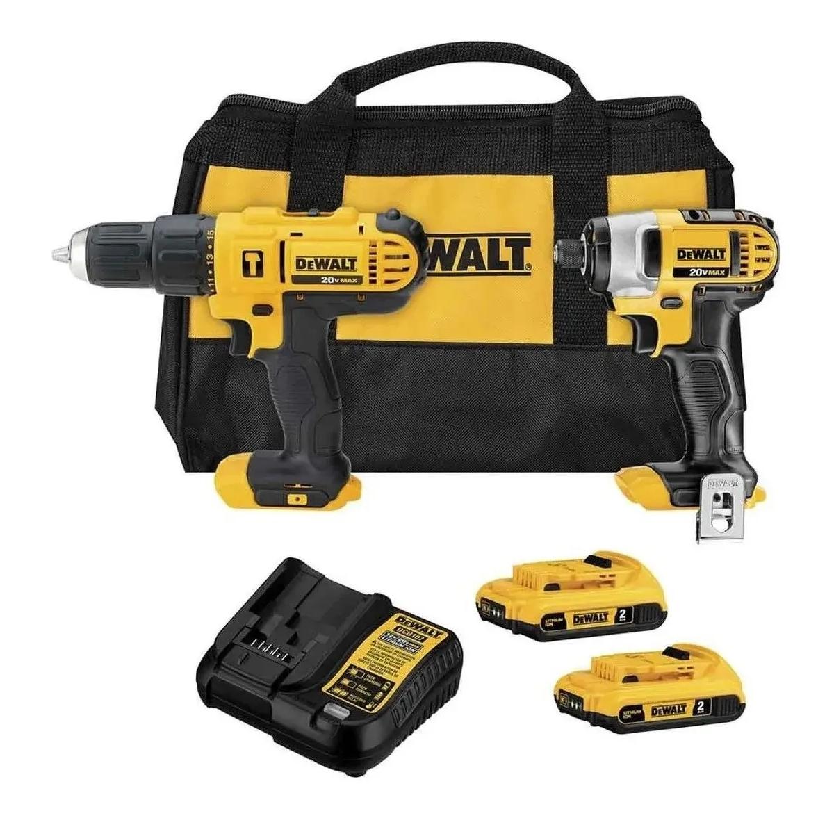 Foto 4 pulgar | Combo de Impacto Taladro20v Max DeWALT color Amarillo