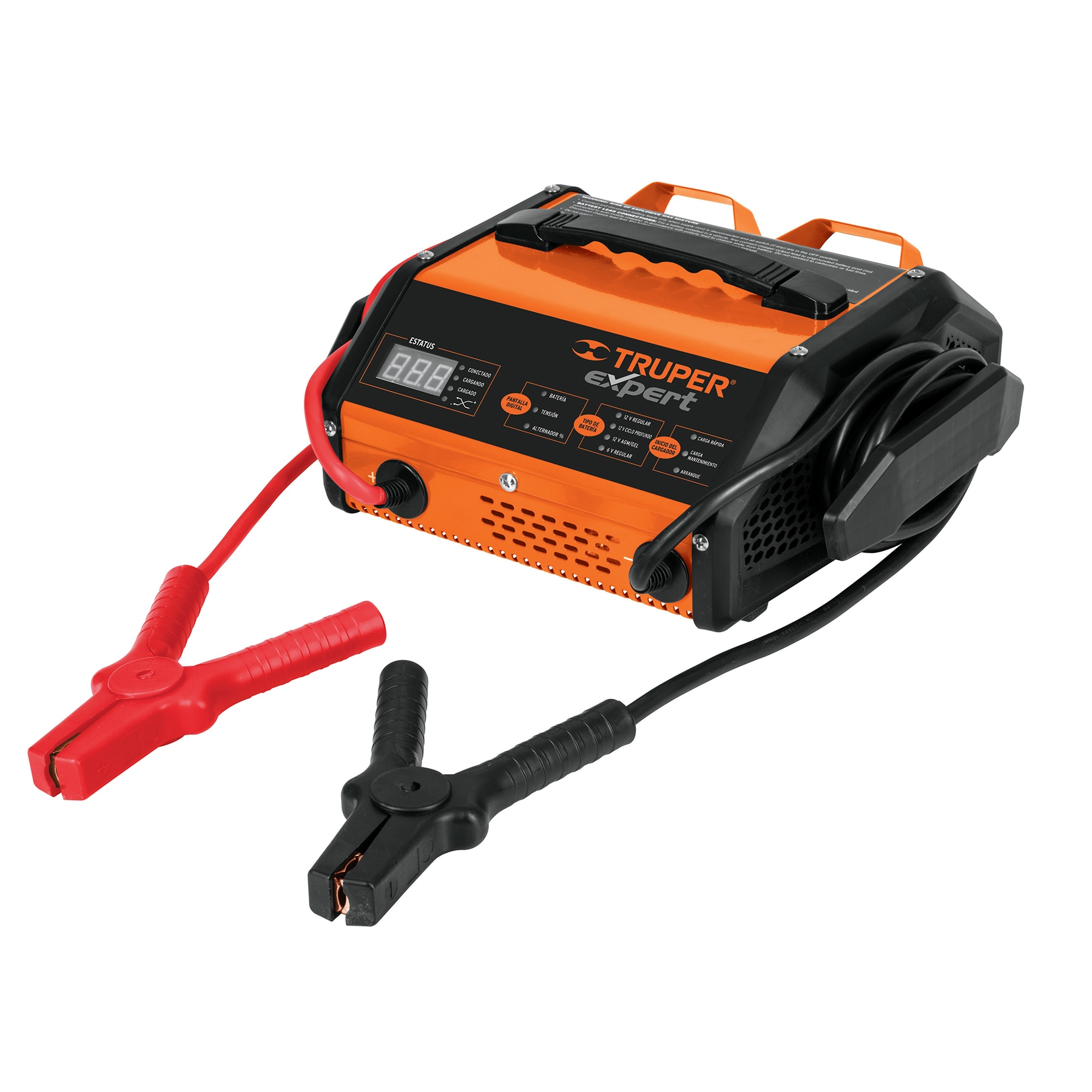 Cargador De 50 A Para Baterías De 6 Y 12 V Expert Truper Carba-50x color Naranja