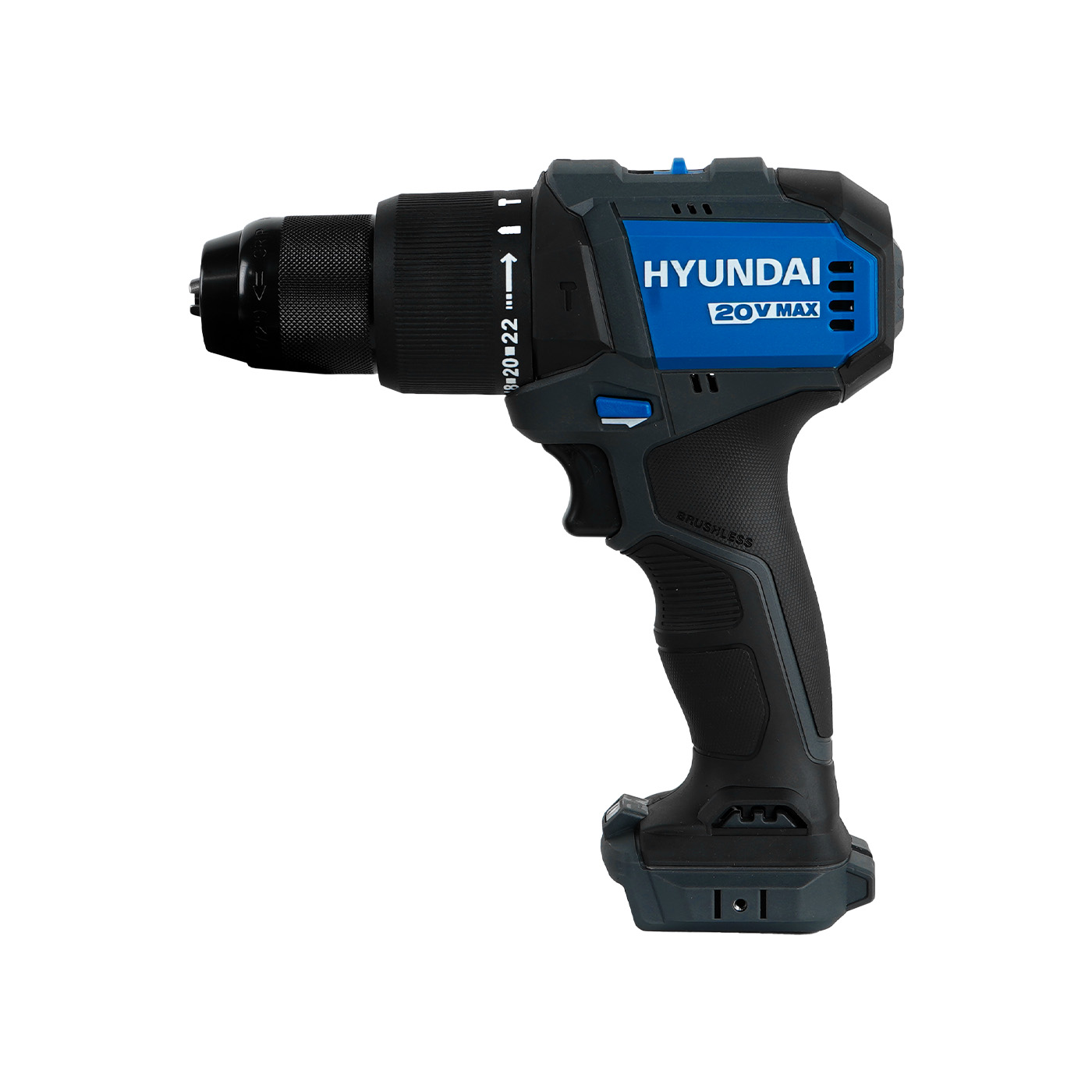 Foto 3 pulgar | Taladro De Impacto Brushless 1/2″ Hyundai Con Batería Li-ion 20v/cargador – Hd20x-60tt