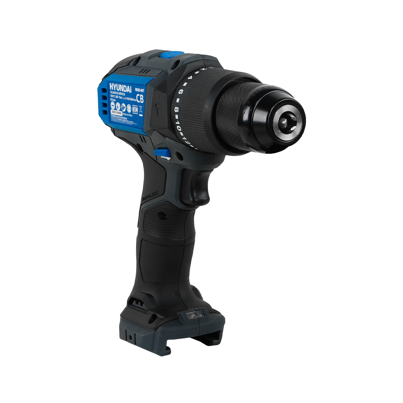 Foto 5 pulgar | Taladro De Impacto Brushless 1/2″ Hyundai Con Batería Li-ion 20v/cargador – Hd20x-60tt