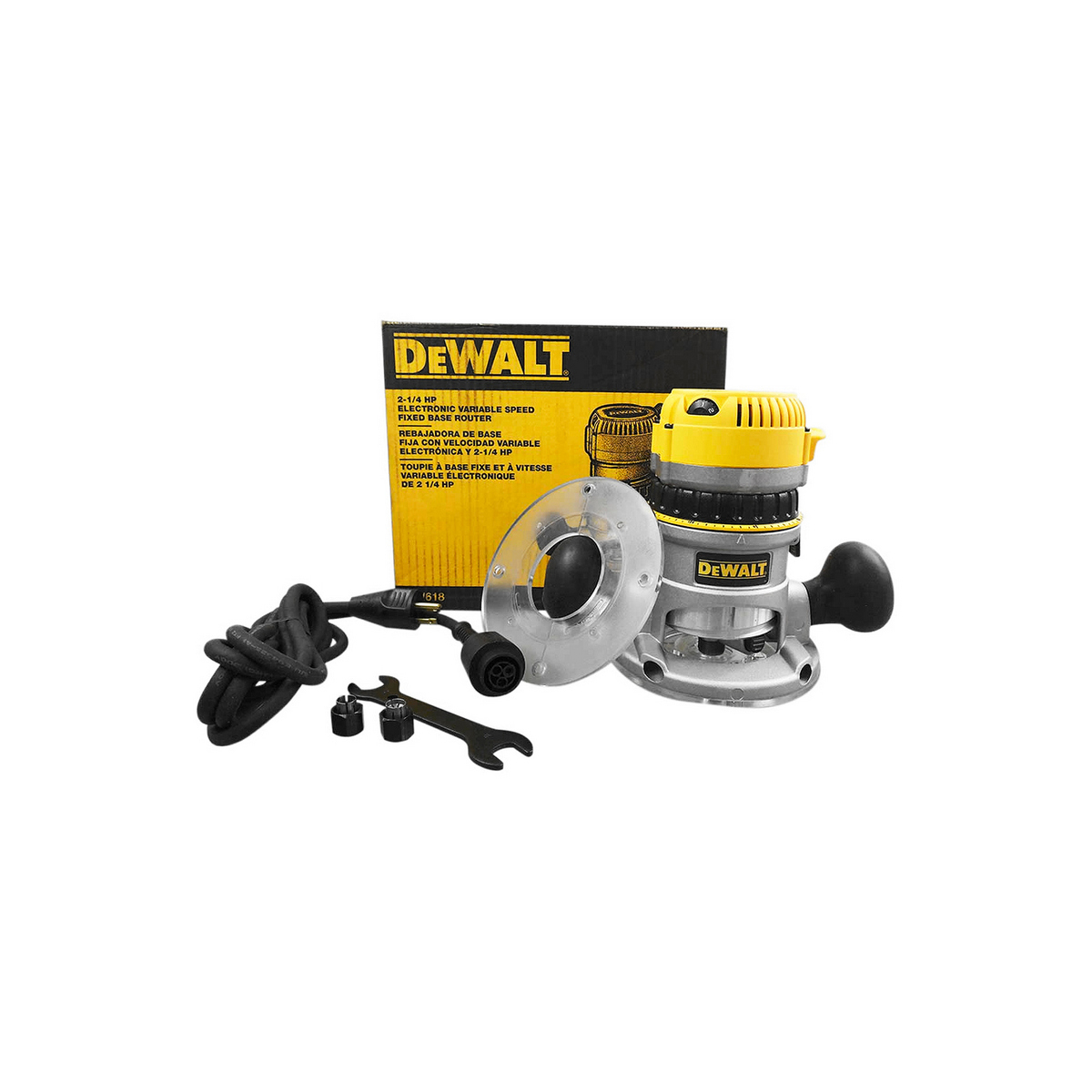 Foto 6 pulgar | Router 2-1/4 Hp DeWALT color Amarillo