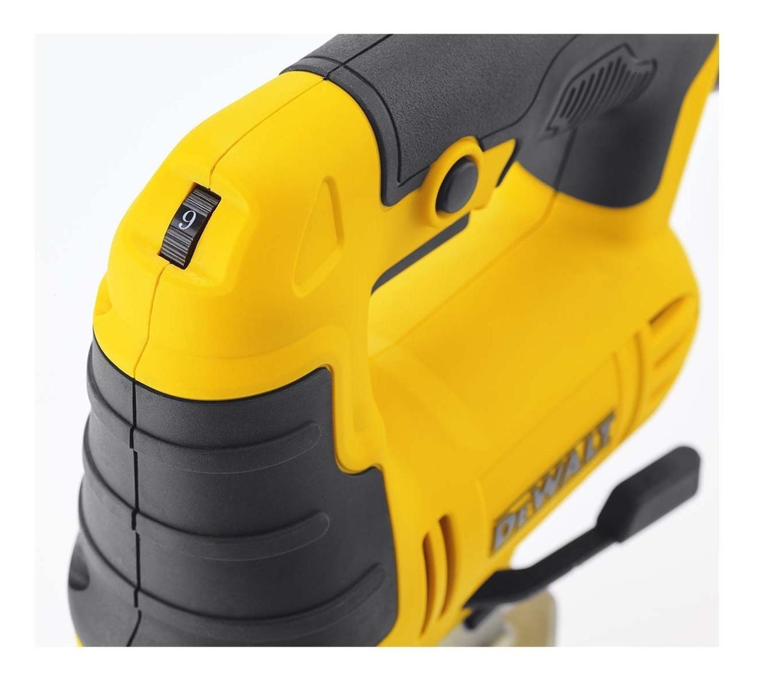Foto 5 pulgar | Sierra Caladora DeWALT DWE300-B3  color Amarillo de 650 W