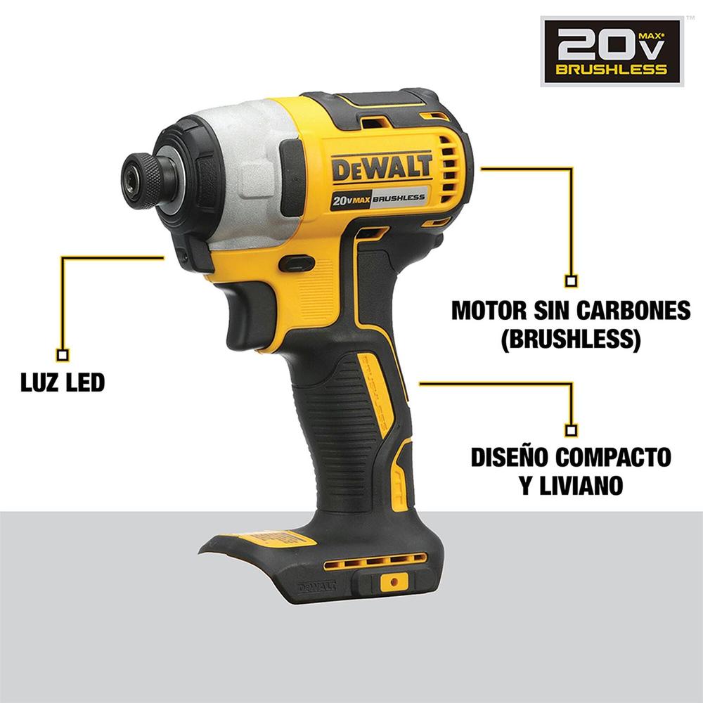 Foto 4 pulgar | Llave de Impacto Inalámbrica DeWalt DCF7871D2 color Amarillo 20v + Accesorios