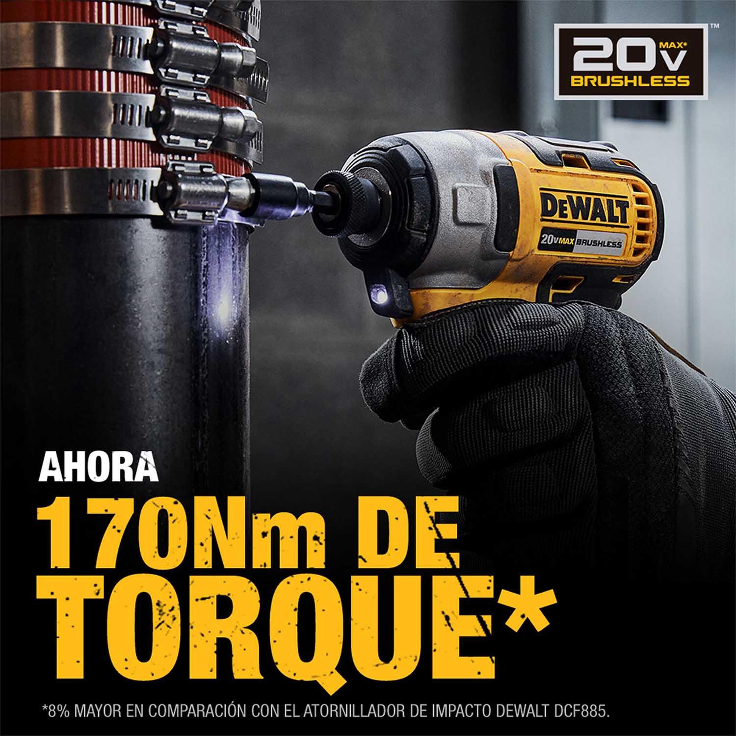 Foto 7 pulgar | Llave de Impacto Inalámbrica DeWalt DCF7871D2 color Amarillo 20v + Accesorios