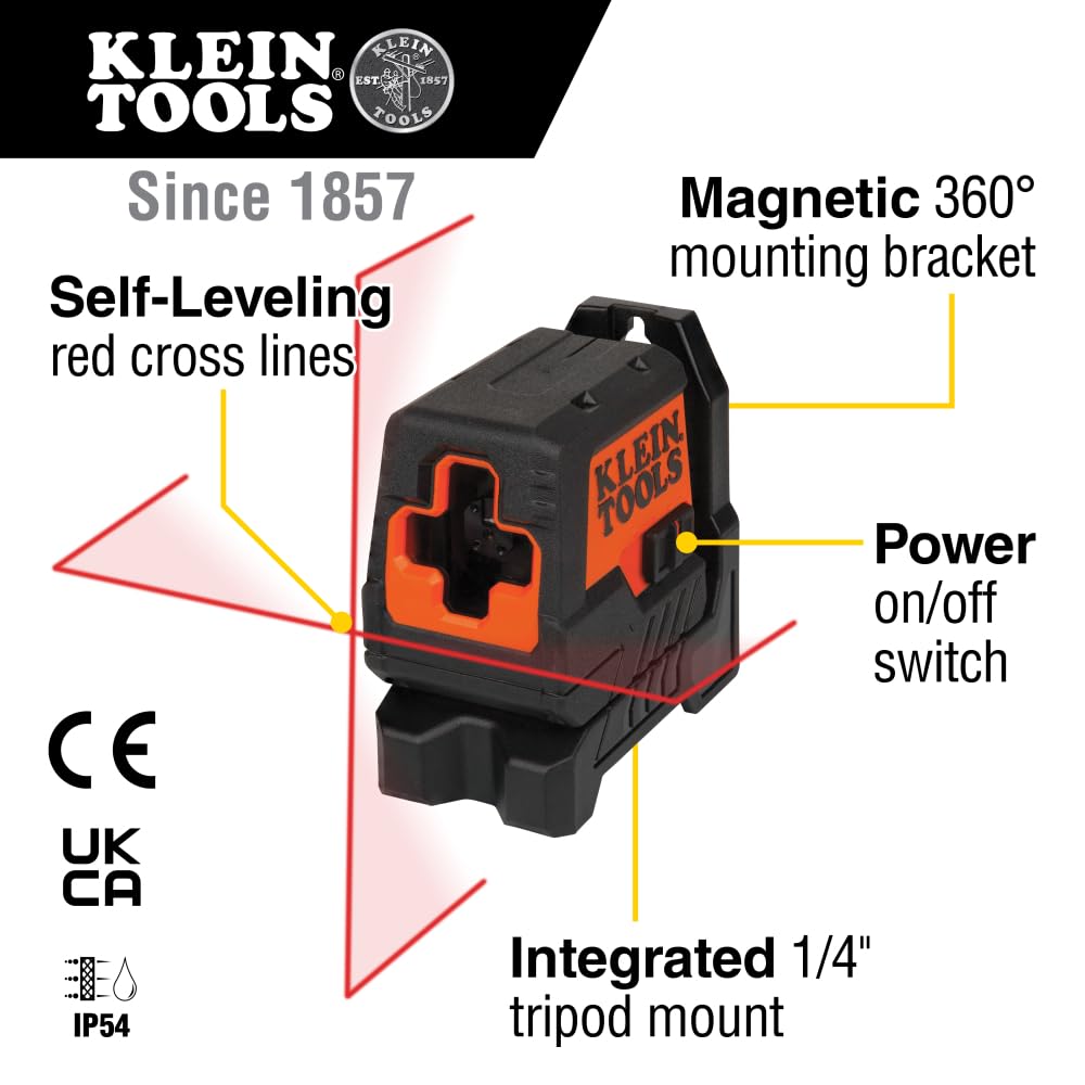 Foto 3 pulgar | Laser Level Klein Tools 93mcls Autonivelante Mini Cross-line - Venta Internacional.