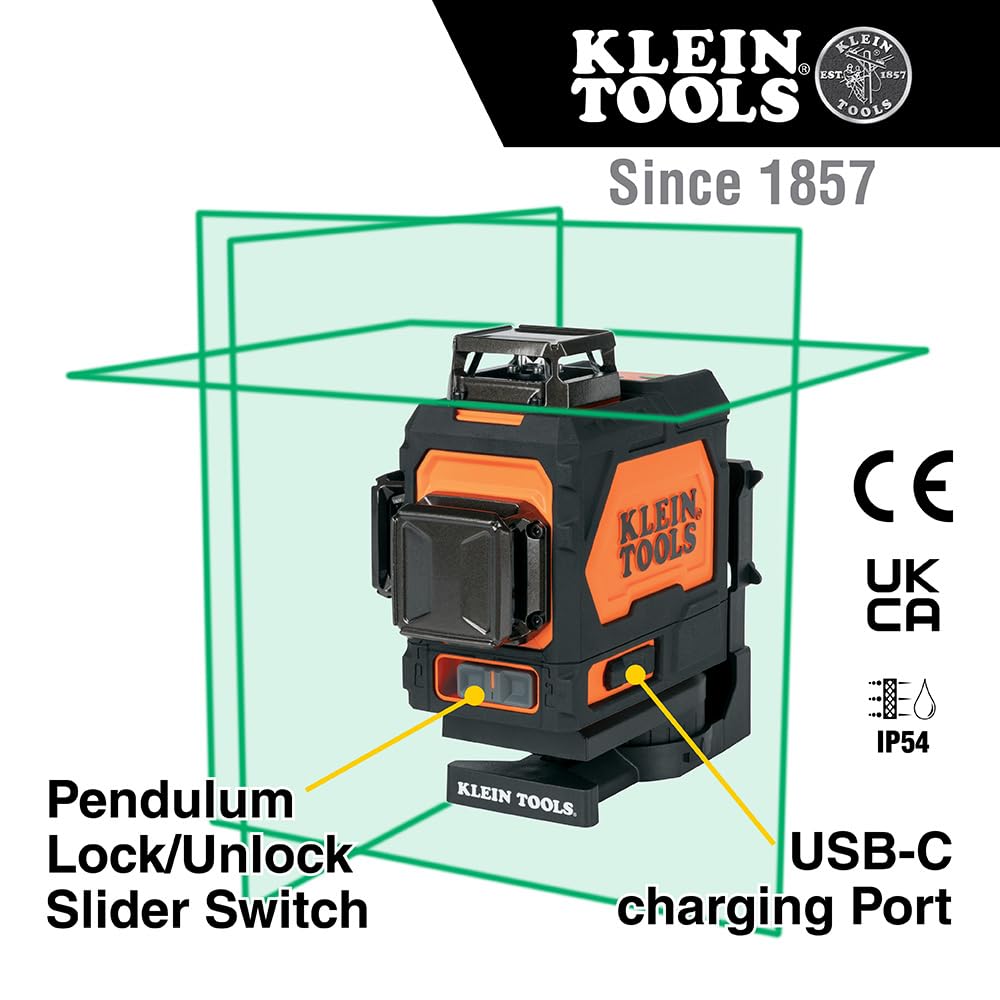Foto 6 pulgar | Nivel Láser Klein Tools 93PLL Autonivelante con Planos de 3x360° - Venta Internacional