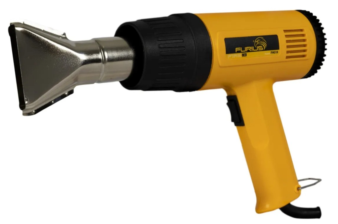 Foto 2 | Pistola De Calor Furius  2 Niveles De Temperatura Color Amarillo