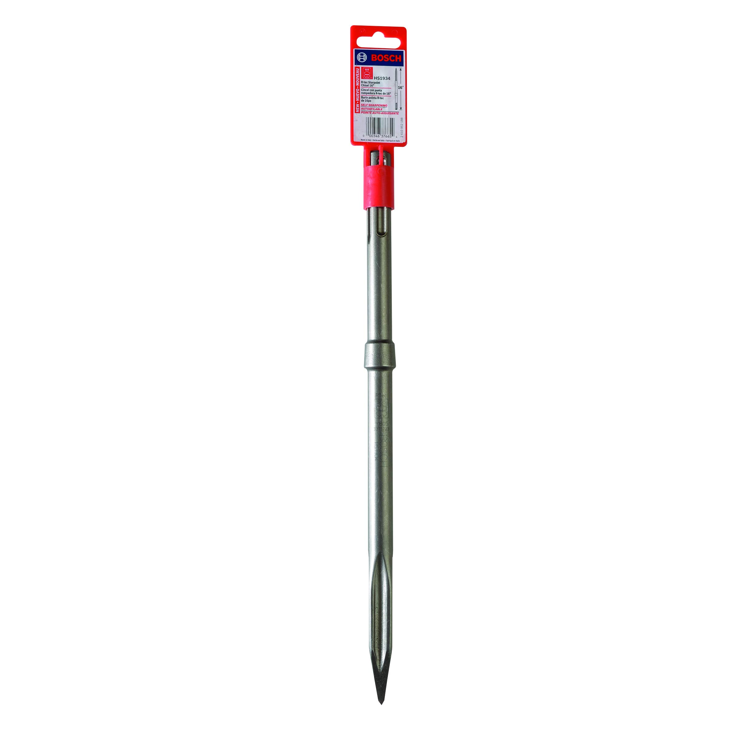 Foto 3 pulgar | Cincel Bosch Hs1934 R-tec Star Point Sds-max Hammer Steel 40 Cm - Venta Internacional