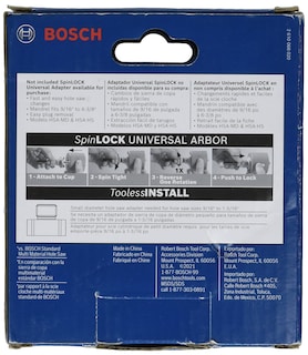 Foto 2 | Sierra Perforadora Bosch Hbt425 Bimetálica Con Ranura En T De 10,8 Cm - Venta Internacional.