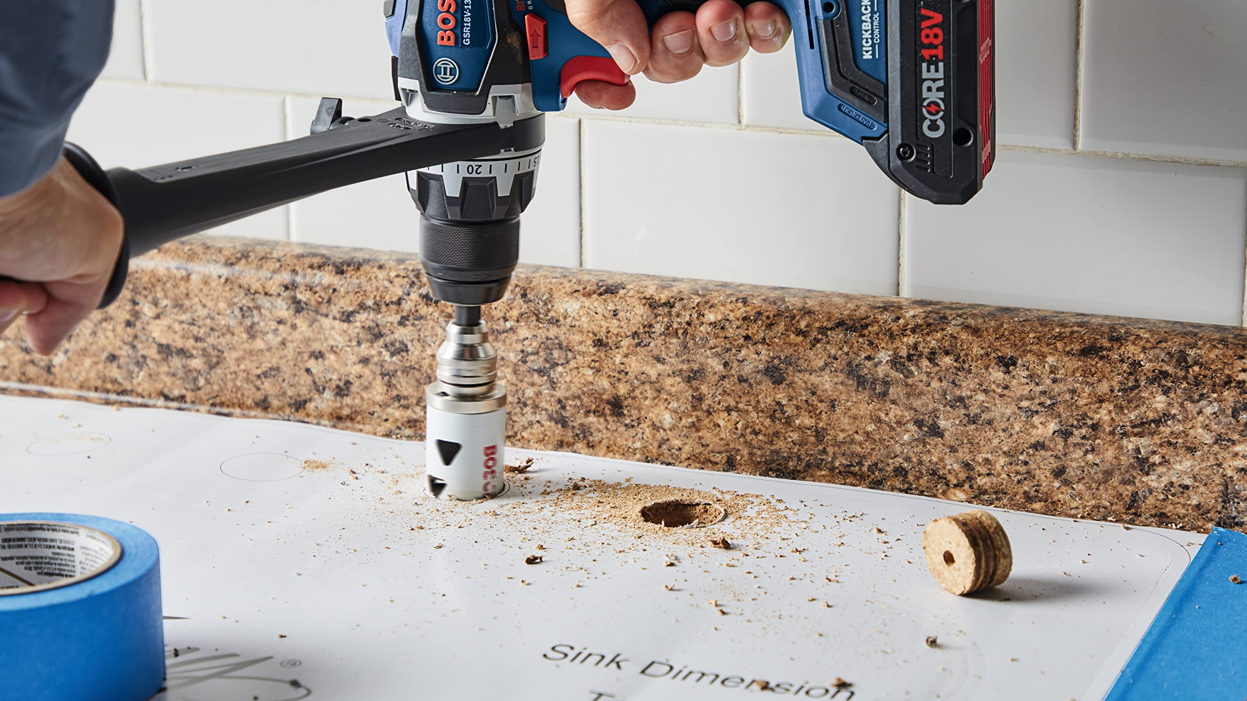 Foto 8 pulgar | Sierra Perforadora Bosch Hbt475 Bimetálica Con Ranura En T De 12 Cm - Venta Internacional.