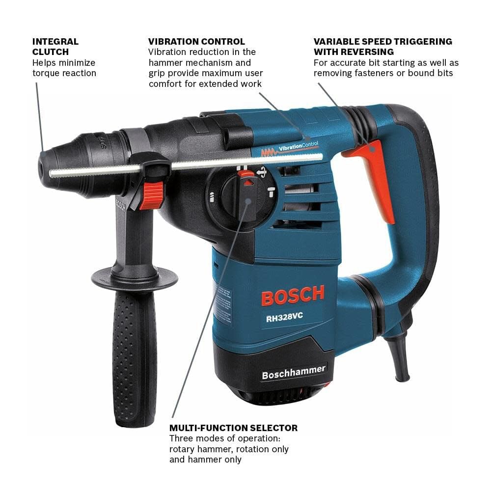 Foto 4 pulgar | Martillo Perforador Bosch Rh328vc 28 Mm Sds-plus 8a 2.6j - Venta Internacional.