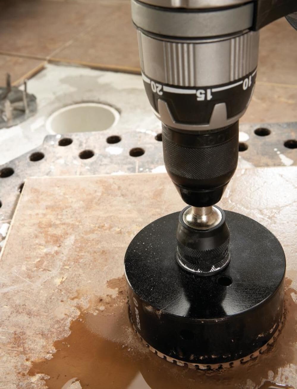 Foto 6 pulgar | Sierra Perforadora De Diamante Bosch Hdg3 De 76 Mm Con Profundidad Máxima De Corte - Venta Internacional.