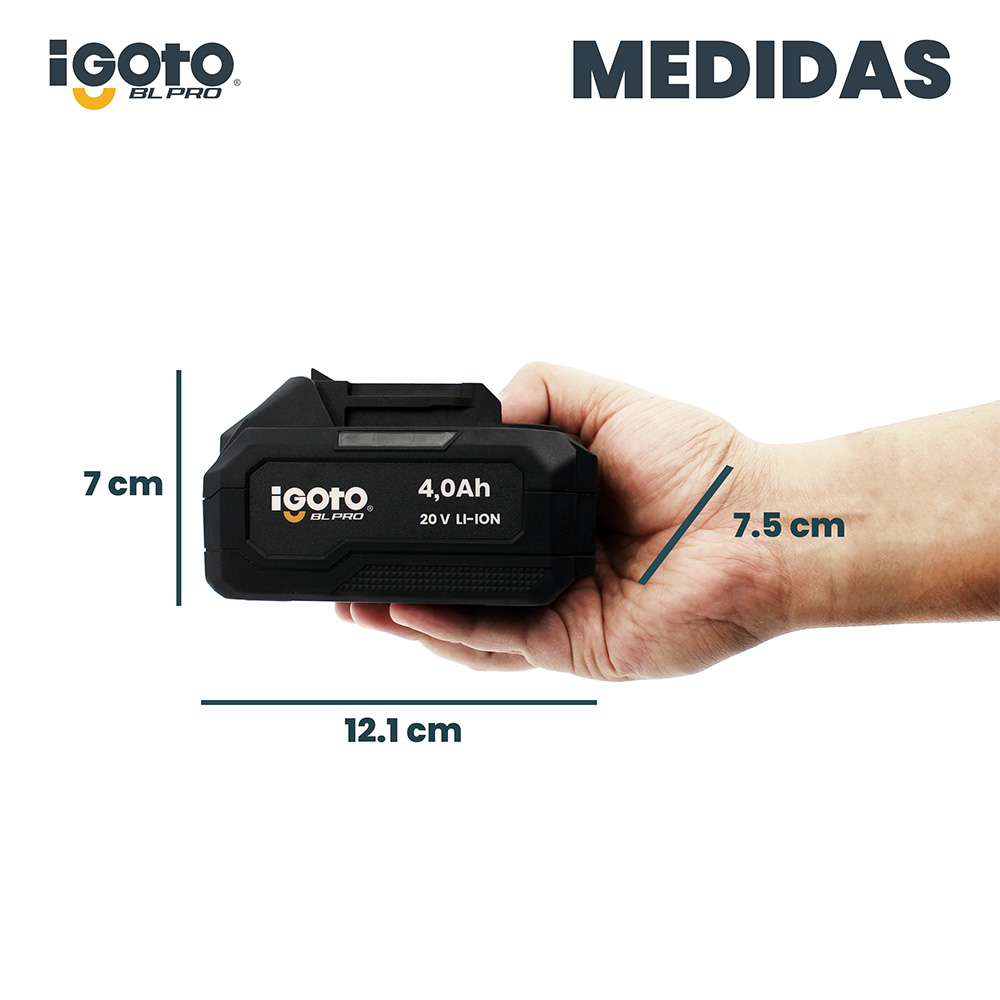 Foto 9 pulgar | Bateria 20v 4ah Indicador De Carga Led