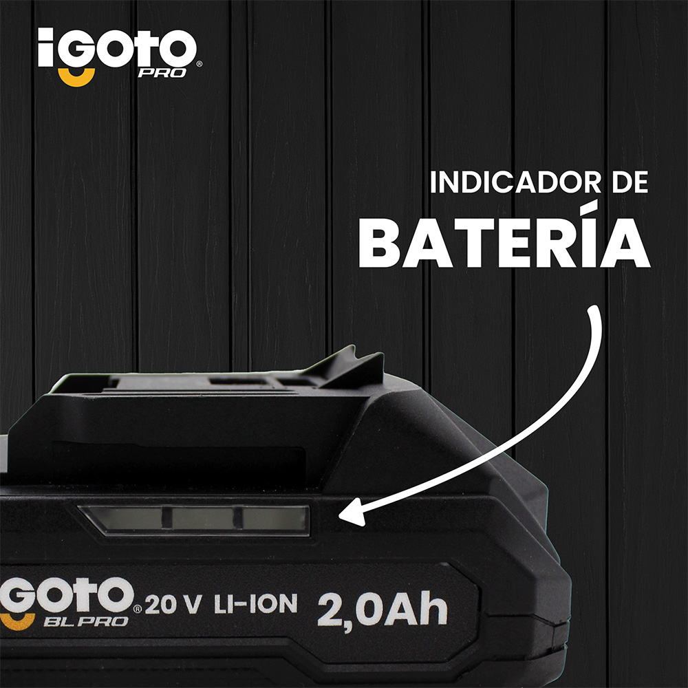 Foto 7 pulgar | Bateria De 20v 2ah Indicador De Carga Led