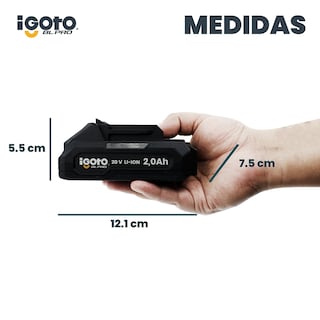 Foto 8 | Bateria De 20v 2ah Indicador De Carga Led