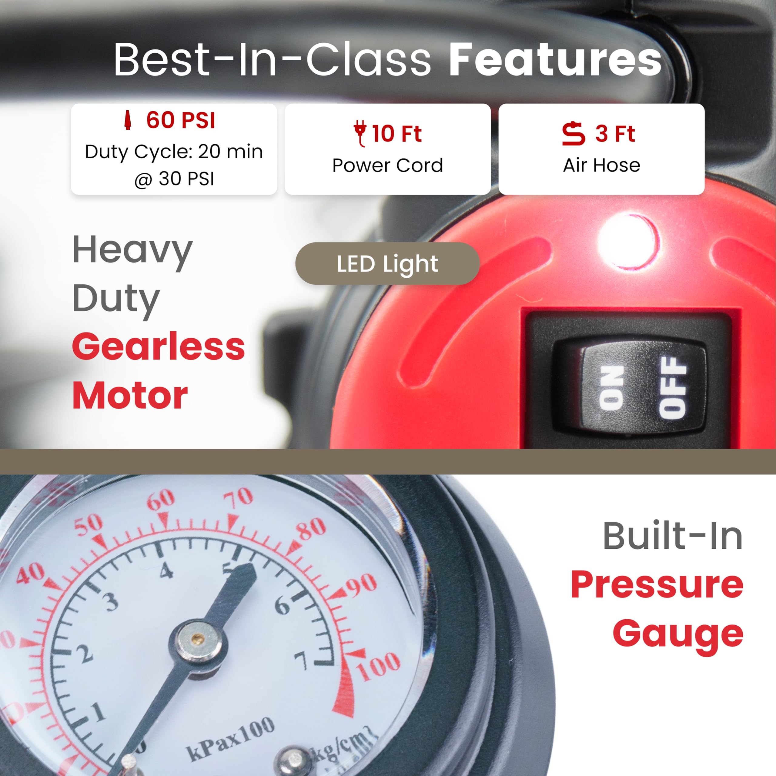 Foto 4 pulgar | Compresor De Aire Portátil Con Inflador De Neumáticos Viair 85p 12 V 60 Psi - Venta Internacional.