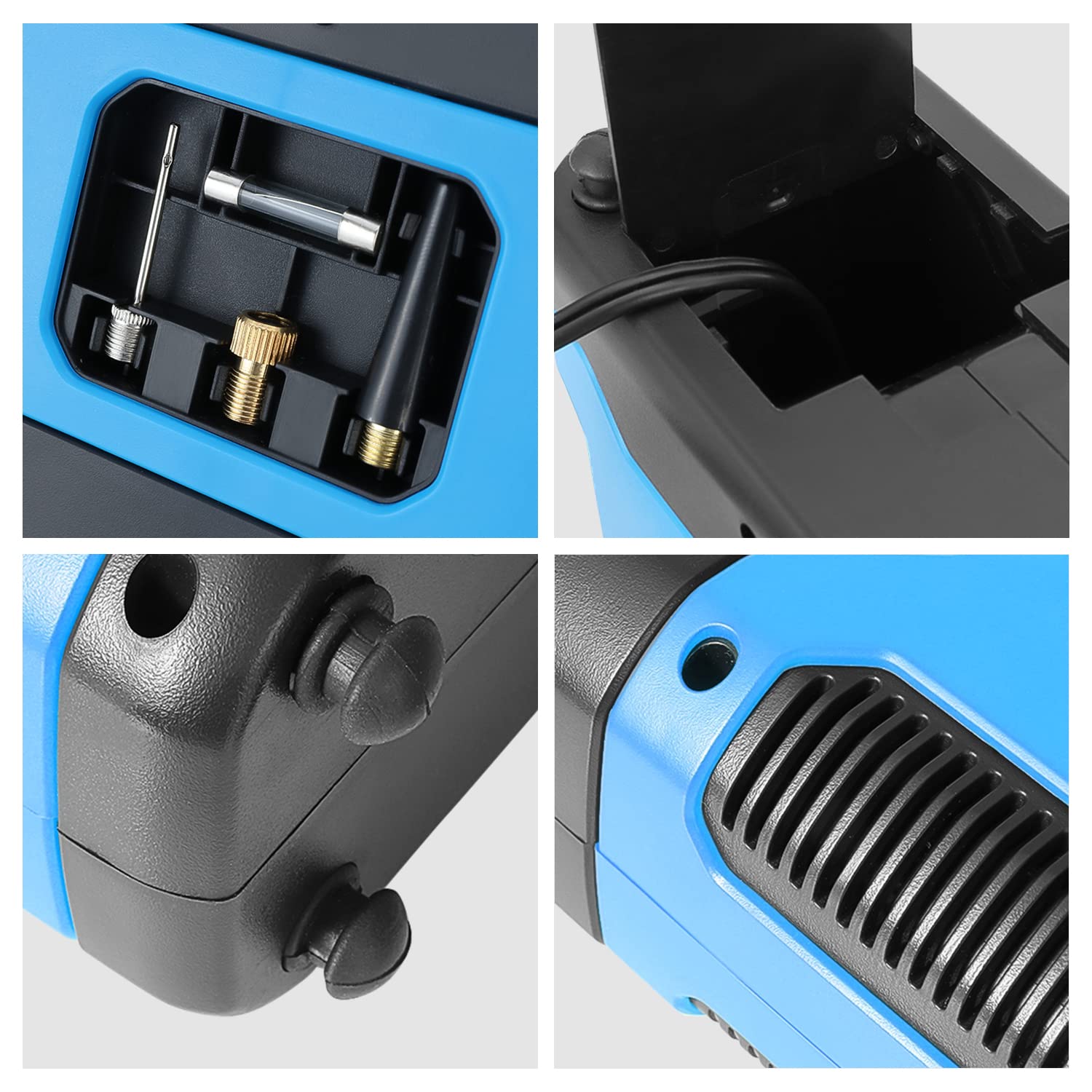 Foto 6 | Compresor De Aire Portátil Dna Motoring Tools-00213 12v Dc Azul - Venta Internacional.